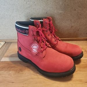 Red Timberland Boots